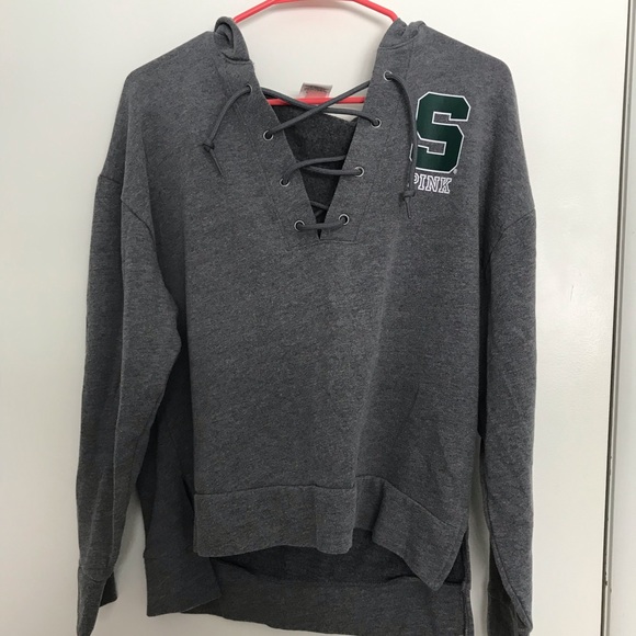 PINK Victoria's Secret Tops - PINK Michigan State Spartans Hoodie